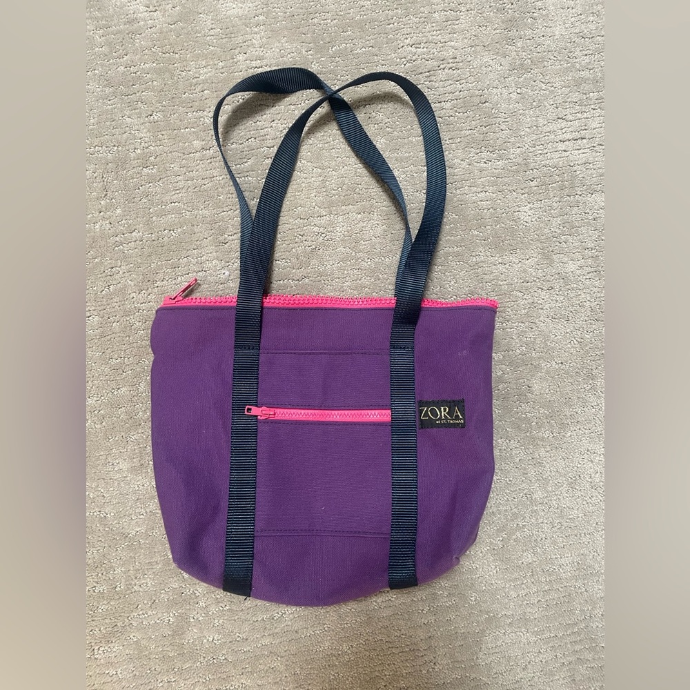 Small purple Zora tote